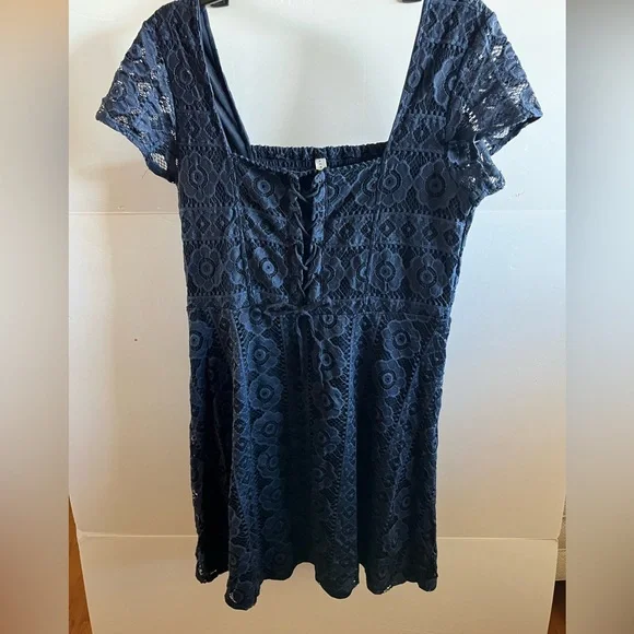 Aeropostale | Dresses | Blue Lace Lined Dress By Aeropostale | Poshmark